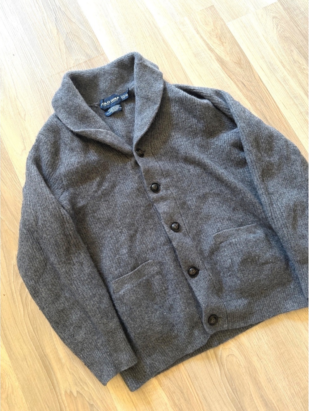 Vintage Polo Golf Ralph Lauren Merino Wool Cardigan
